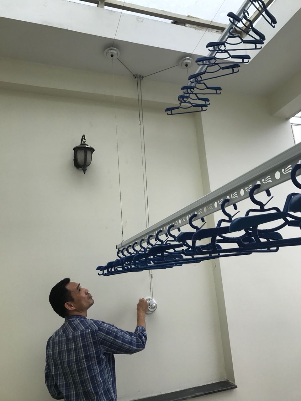 Thi công lắp đặt giàn phơi thông minh tại Quảng Ninh